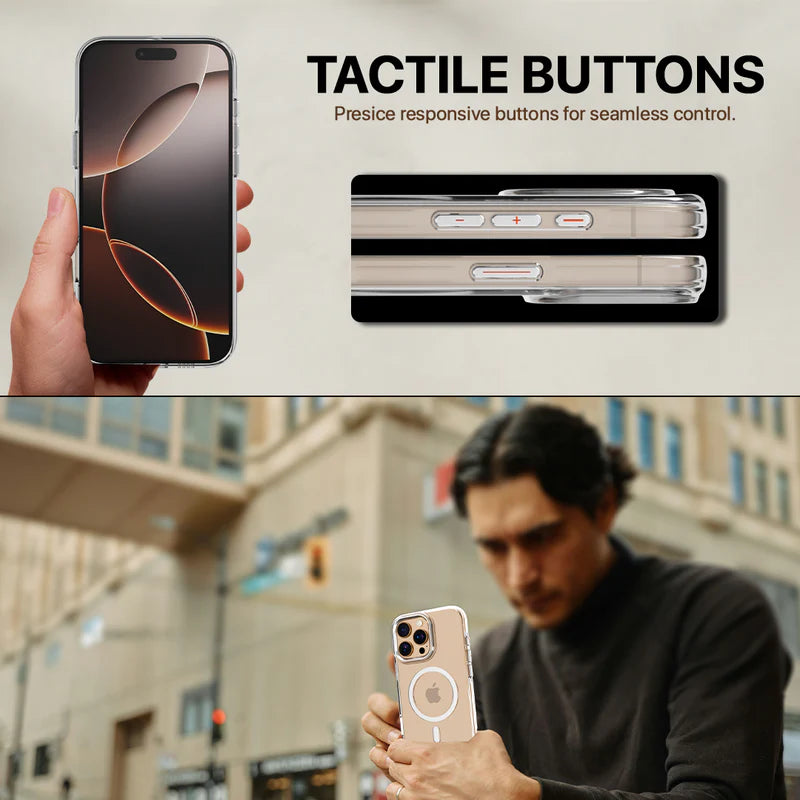 Long-Lasting Anti-Yellow Transparent iPhone Back Cover