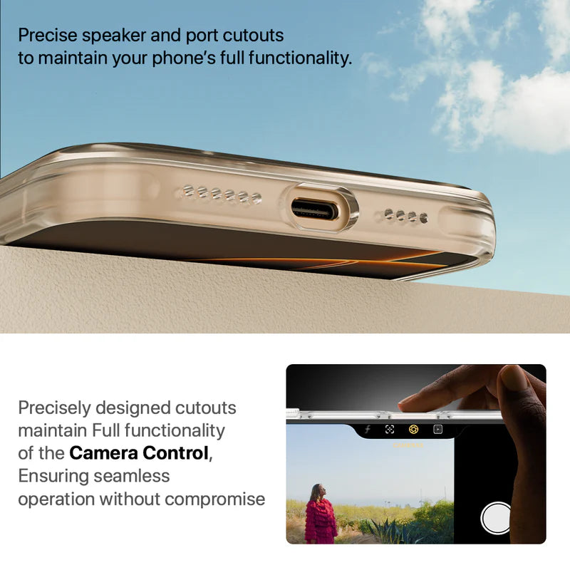  Anti-Yellow Transparent iPhone Back Cover