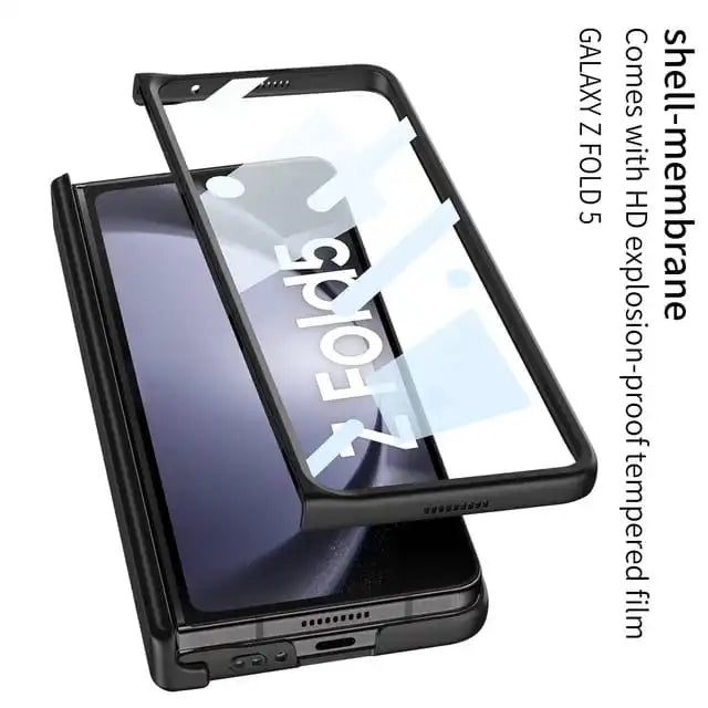 Samsung Galaxy Z Fold 5 Rugged Protective Case with Ring Holder.