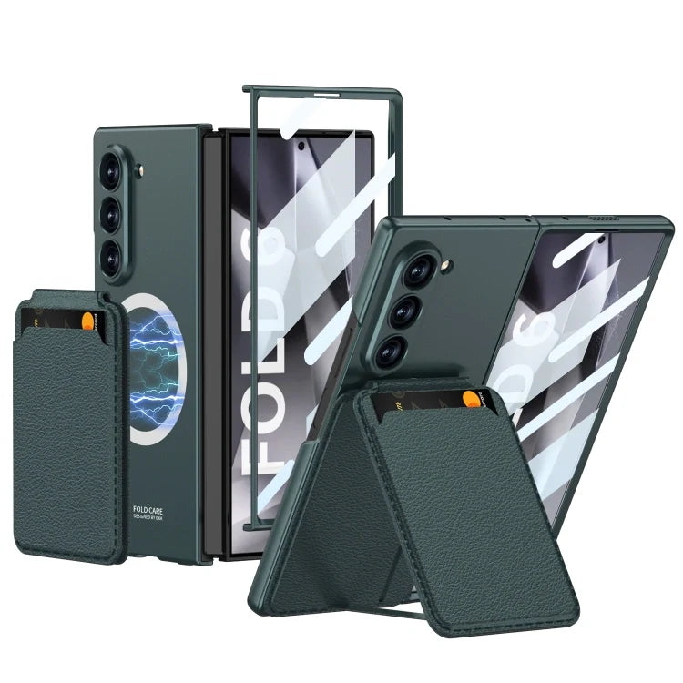 Samsung Galaxy Z Fold6 GKK Integrated Magsafe Detachable Card Slot Phone Case.