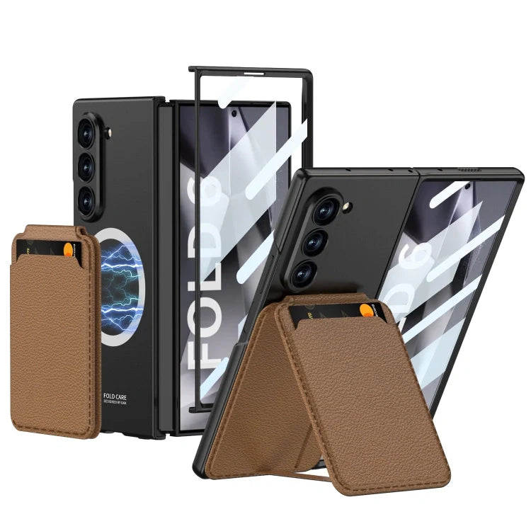 Samsung Galaxy Z Fold6 GKK Integrated Magsafe Detachable Card Slot Phone Case.