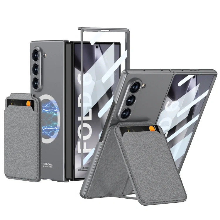 Samsung Galaxy Z Fold6 GKK Integrated Magsafe Detachable Card Slot Phone Case.